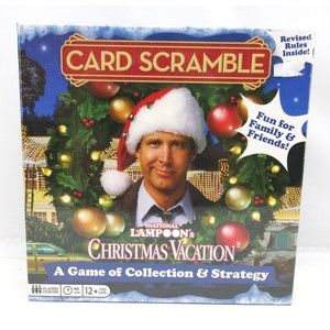 Christmas Vacation Card Scramble Board Game - Family- BRAND NEW - Sealed